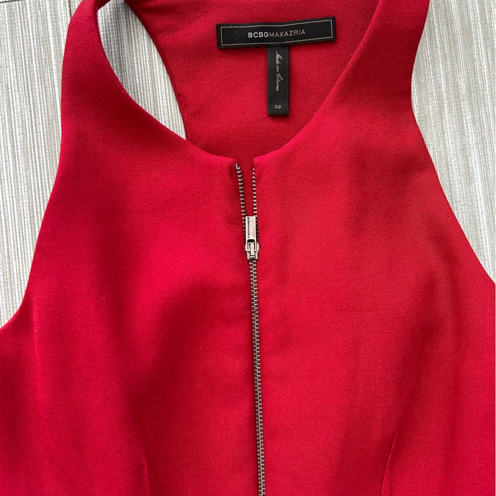 Bcbg red Giuliana dress 02 - Picture 6 of 9
